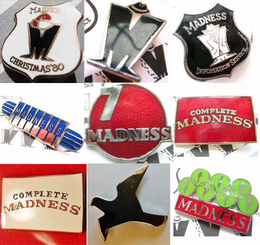 MADNESS ピンバッジ The 'Retro' Madness Shop